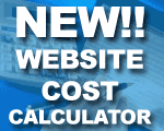 calculate how much a website costs online - website design cost calculator